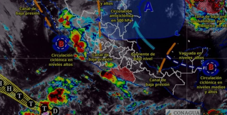 EN GUERRERO LLUVIAS, RACHAS DE VIENTO Y ALTA RADIACIÓN SOLAR HOY DOMINGO