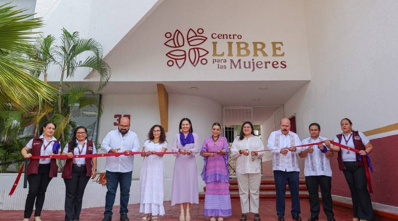 INAUGURAN EL CENTRO LIBRE PARA LAS MUJERES EN ACAPULCO