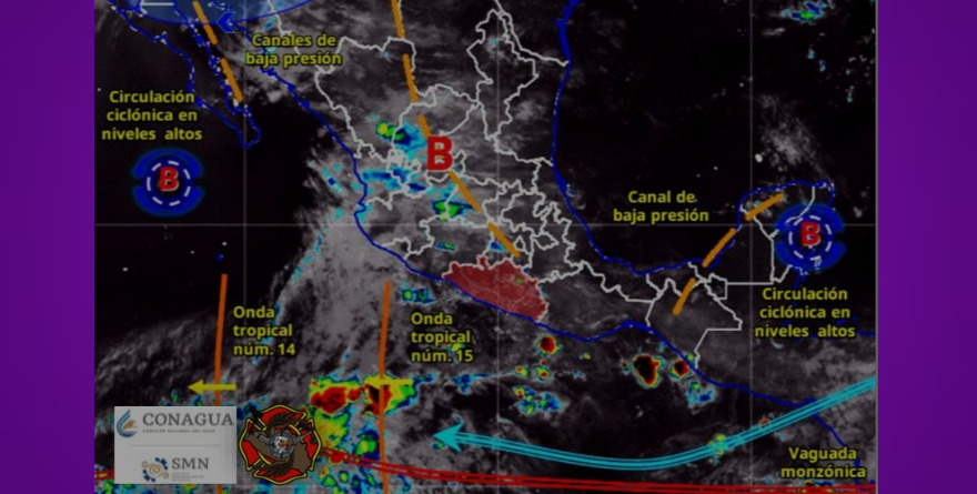 CANAL DE BAJA PRESIÓN PROVOCA INESTABILIDAD EN EL ESTADO