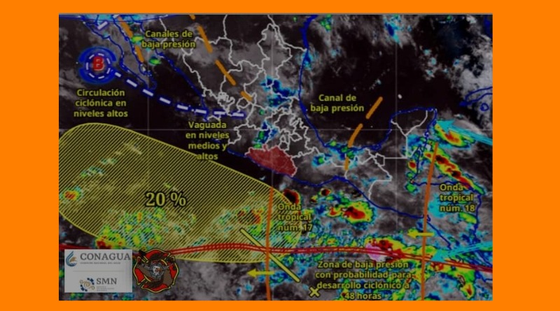 LLUVIAS VESPERTINAS POR ONDA TROPICAL 17