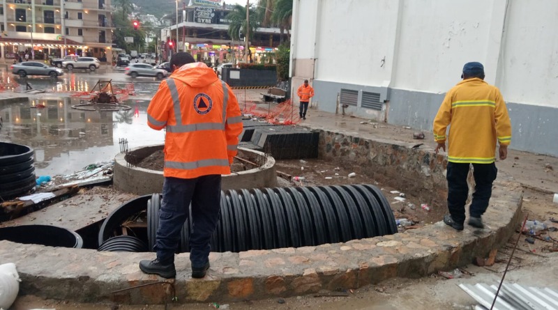 SIGUE EL MONITOREO EN ACAPULCO TRAS PRECIPITACIONES