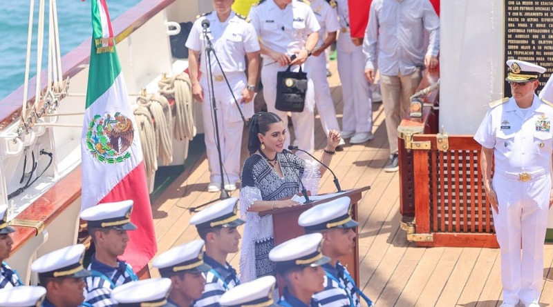 EVELYN SALGADO DESPIDE AL BUNQUE CUAUHTÉMOC