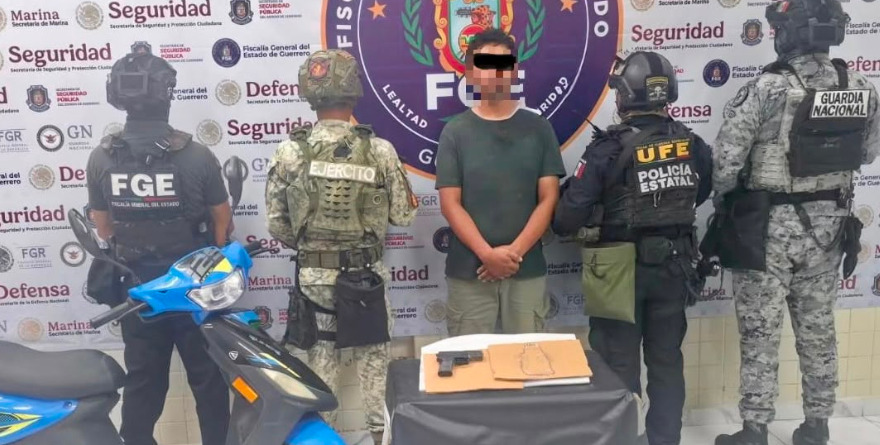 DETIENEN A SUJETO POR ROBO CON VIOLENCIA EN CHILPANCINGO