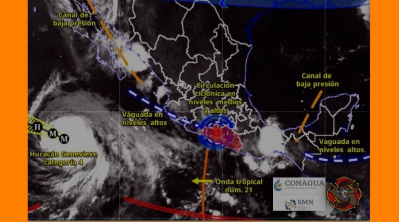 SE ESPERAN LLUVIAS EN DIVERSAS REGIONES DE GUERRERO