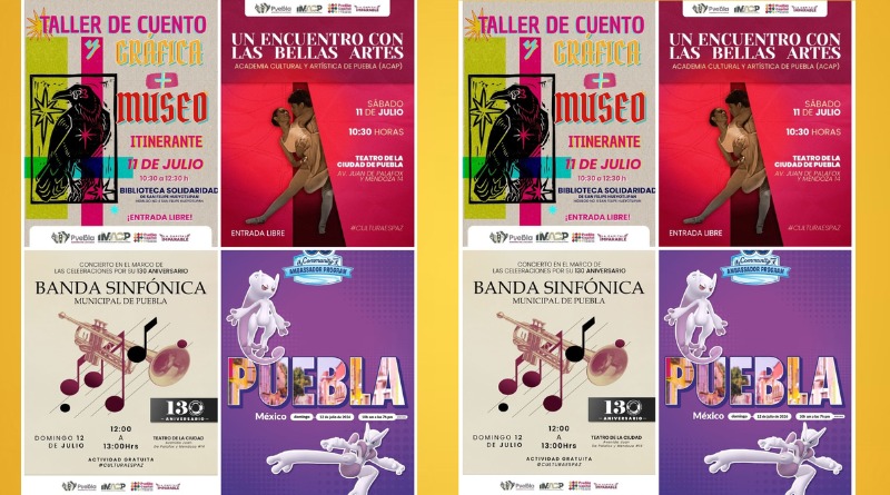 ACTIVIDADES CULTURALES EN PUEBLA: AGENDA PARA ESTE FIN DE SEMANA