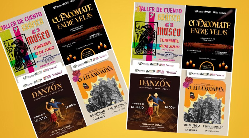 ACTIVIDADES CULTURALES IMPRESCINDIBLES EN PUEBLA: ¡NO PERMANEZCAN EN CASA!