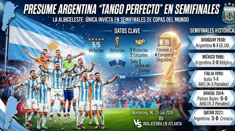 ARGENTINA DESLUMBRA CON ‘TANGO PERFECTO’ EN SEMIFINALES
