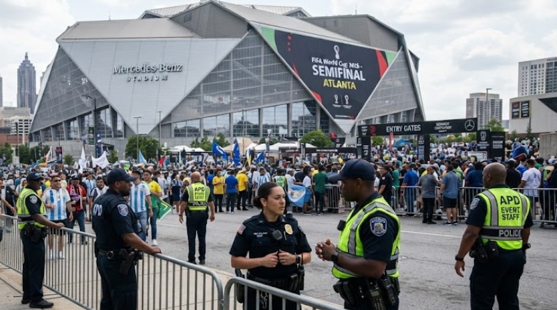 ATLANTA PREPARA SEGURIDAD EXTRA PARA EL ARGENTINA-INGLATERRA