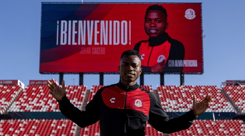 CON JOHAN CAICEDO, ATLÉTICO DE SAN LUIS APUESTA AL FUTURO