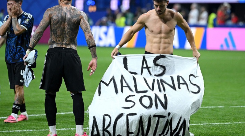 CON MENSAJE CLARO, JUGADORES DECLARAN: ‘LAS MALVINAS SON ARGENTINAS’