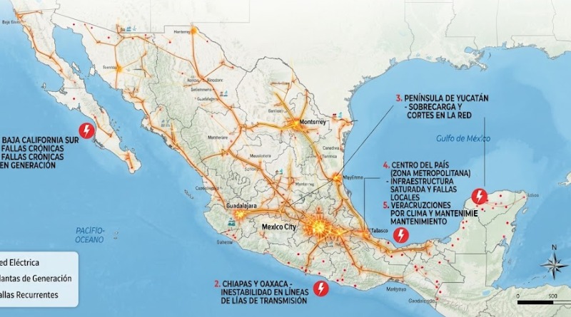 CREARÁN MAPA QUE MUESTRA INTERRUPCIONES DE ELECTRICIDAD