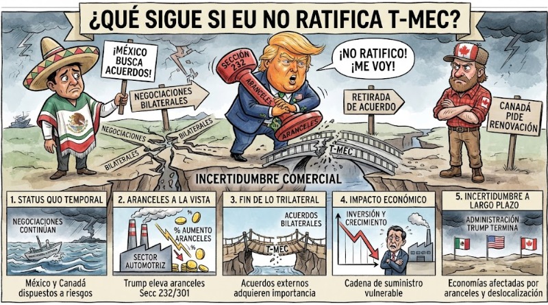 ¿CUÁL ES EL SIGUIENTE PASO SI LA EU RECHAZA T-MEC?