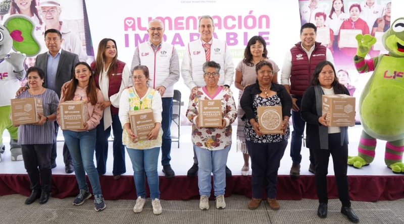 DIF PUEBLA DISTRIBUYE APOYOS ENTRE FAMILIAS VULNERABLES