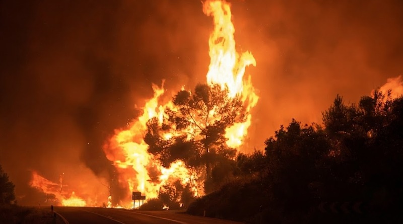EN ESPAÑA EXTIENDEN EMERGENCIA PROVOCADA POR FUEGO