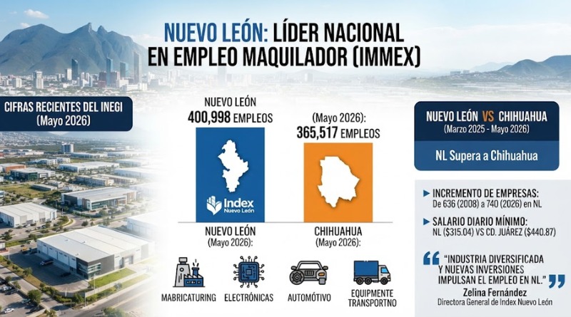ES NL DOMINA EL SECTOR DE EMPLEO MAQUILADOR