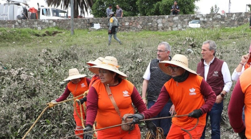 INICIATIVAS PREVENTIVAS CONTRA INUNDACIONES AVANZAN EN LA CAPITAL POBLANA