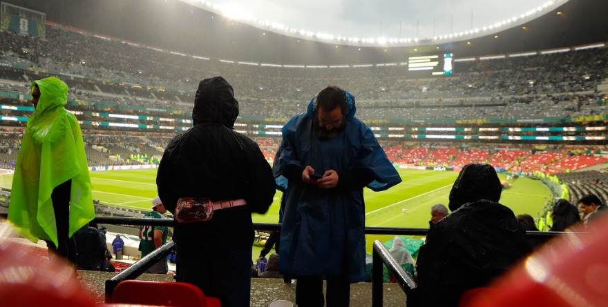 INTENSAS LLUVIAS ACOMPAÑARÍAN A MÉXICO VS. INGLATERRA