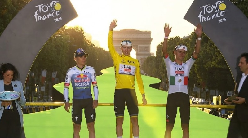 ISAAC DEL TORO MATERIALIZA SU TERCER PUESTO EN EL TOUR DE FRANCIA