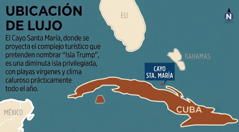 ‘ISLA TRUMP’ EN PLANES MIENTRAS CUBA ENFRENTA SANCIONES