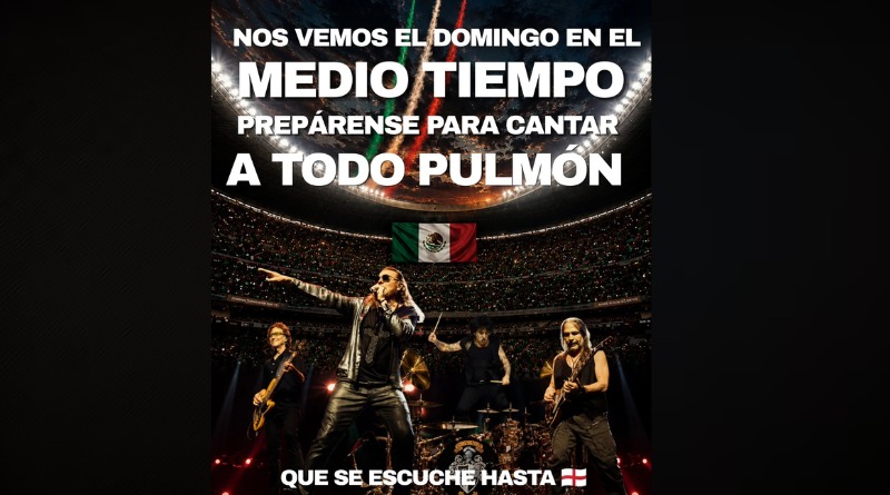 LA BANDA MANÁ SE PRESENTARÁ EN EL MEDIO TIEMPO MÉXICO-INGLATERRA