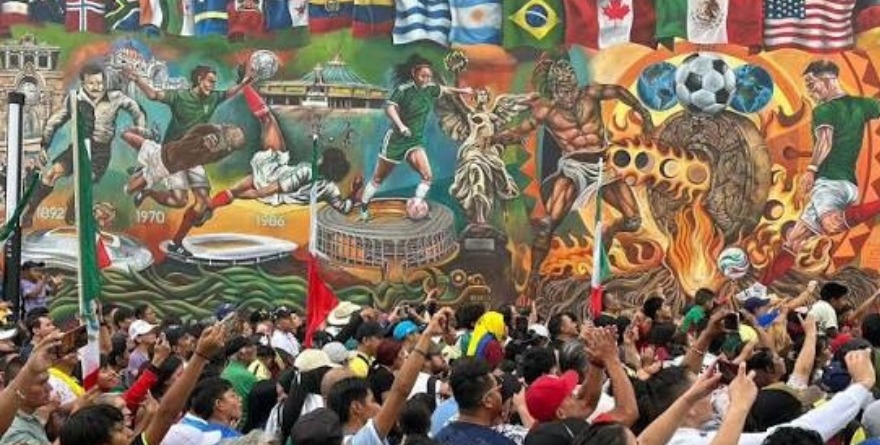 LA PASIÓN MUNDIALISTA TOMA FORMA EN EL ARTE
