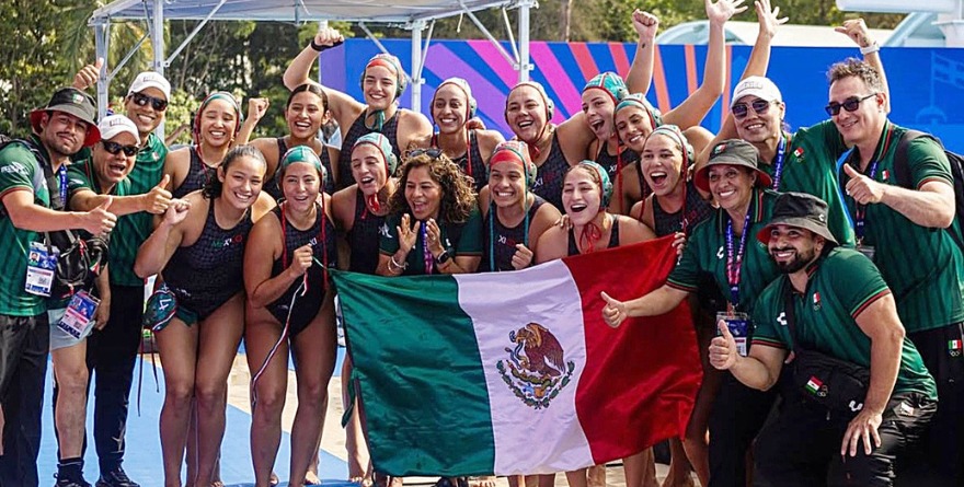 MÉXICO APLASTA A SUS RIVALES EN POLO ACUÁTICO