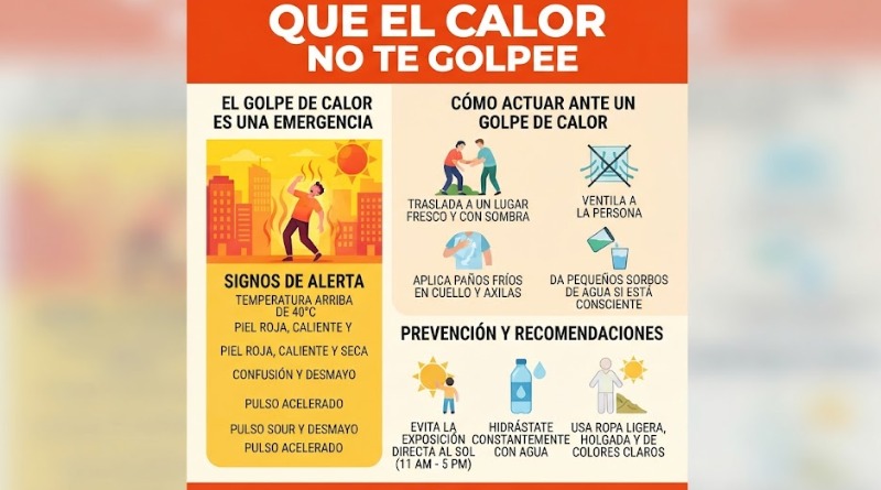 NO PERMITAS QUE EL CALOR TE GOLPEE