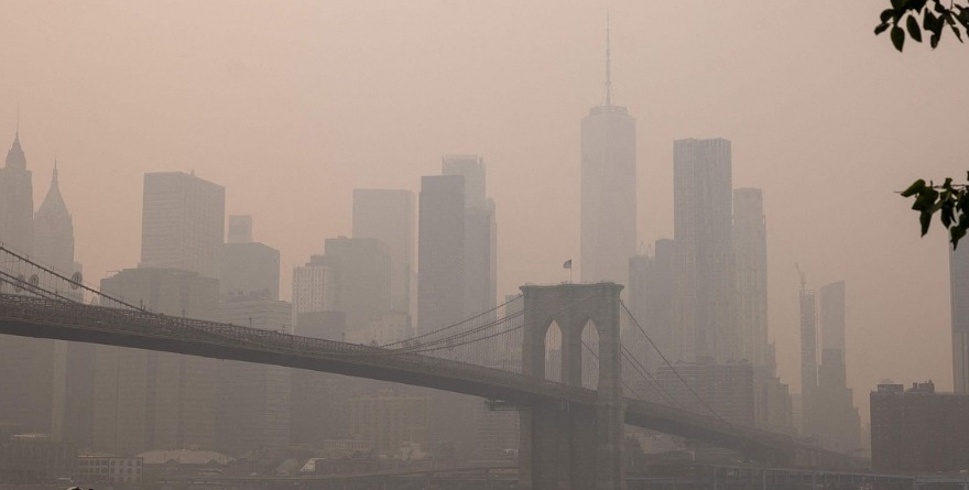 NUEVA YORK BRINDA UNA IMAGEN SIN HUMO DOS DÍAS ANTES DE LA FINAL