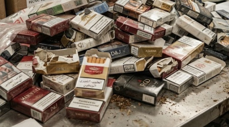 OPERATIVO ESTATAL DECOMISA 232 MIL CIGARROS DE CONTRABANDO
