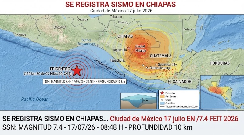 SISMO GOLPEA A CHIAPAS