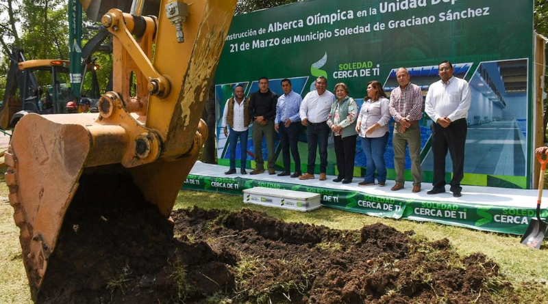SOLEDAD AVANZA EN LA CONSTRUCCIÓN DE SU ALBERCA OLÍMPICA: 45%