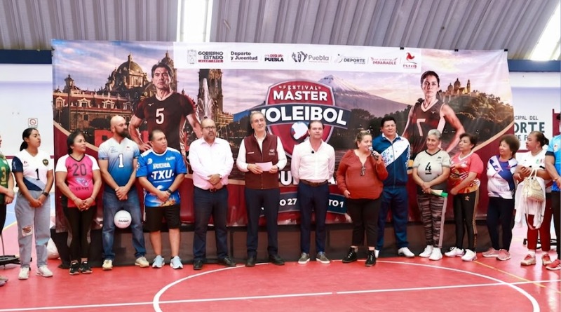 YA ESTÁ TODO PREPARADO EN PUEBLA PARA EL FESTIVAL MÁSTER DE VOLEIBOL