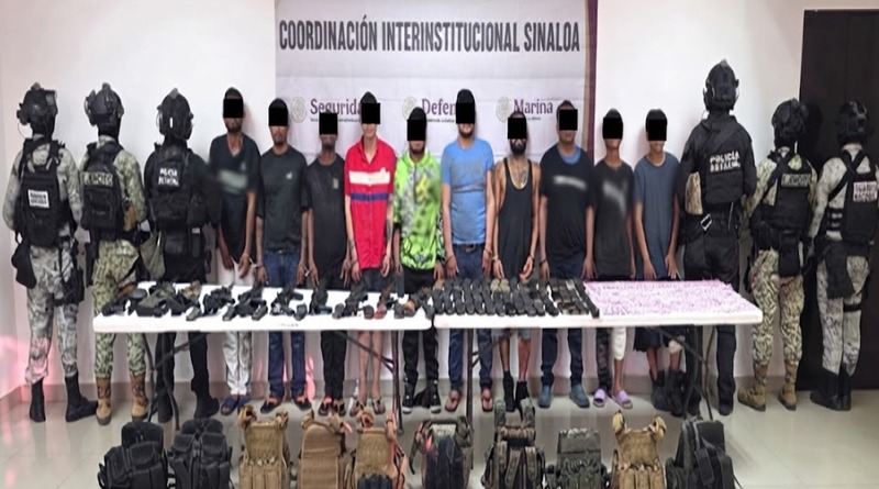 7 EXTRANJEROS ARRESTADOS COMO MIEMBROS DE CÉLULA DEL CÁRTEL DE SINALOA