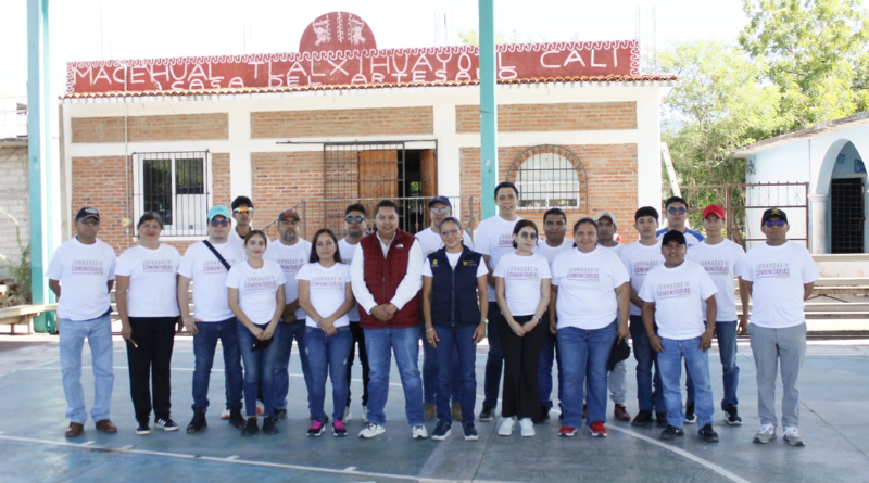 LA SEFODECO FORTALECE ESPACIOS COMUNITARIOS EN SAN AGUSTÍN OAPAN