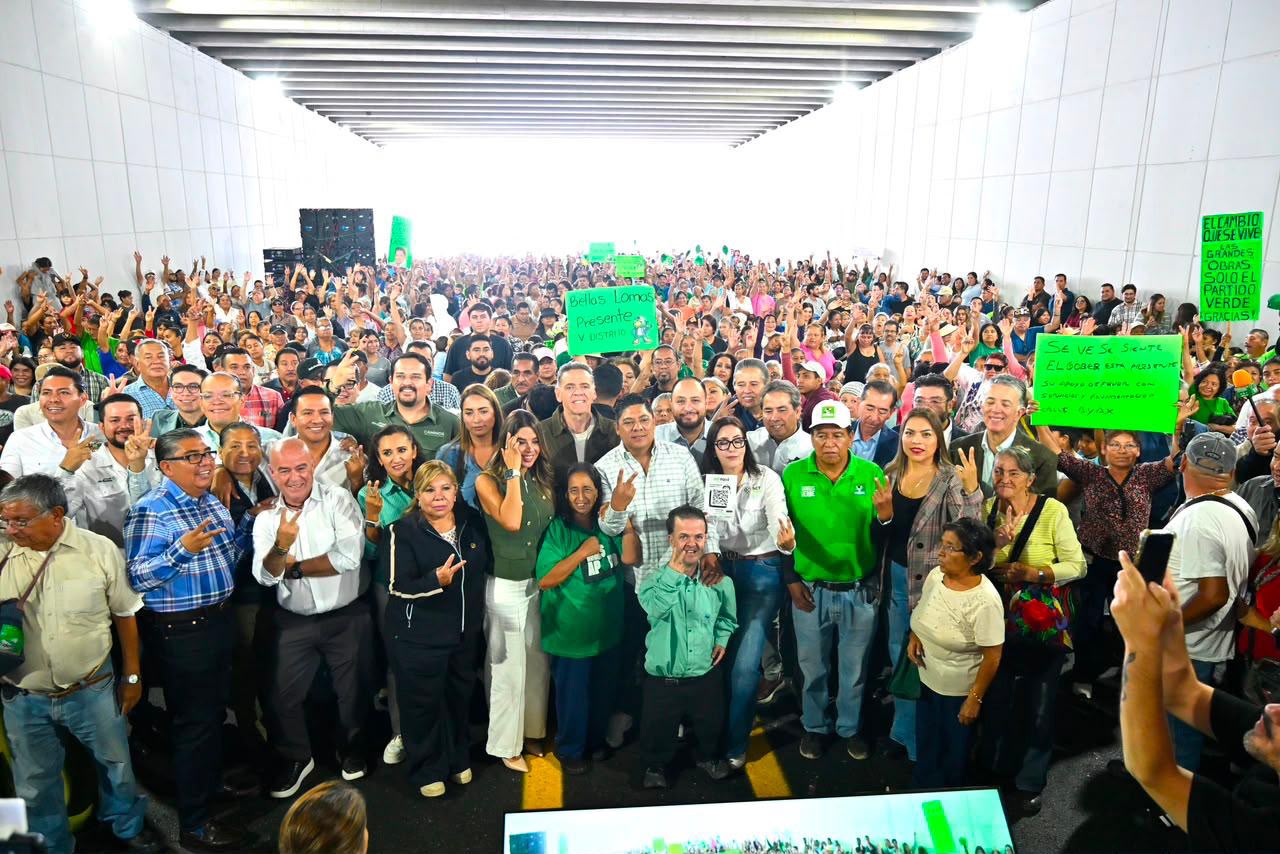 RICARDO GALLARDO INAUGURA EN TIEMPO RÉCORD EL NUEVO PASO A DESNIVEL DE CIRCUITO POTOSÍ