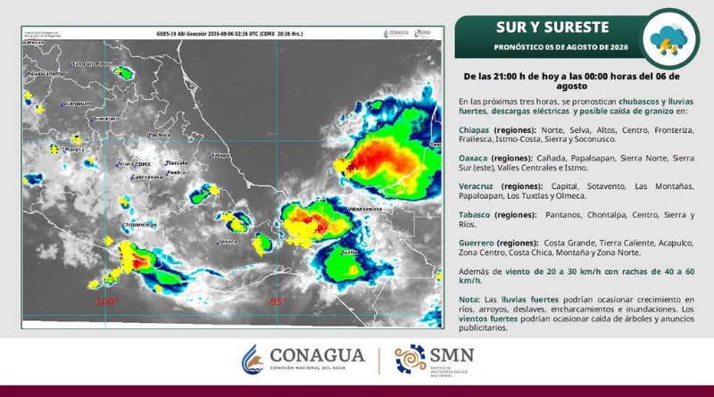 ALERTA POR LLUVIAS