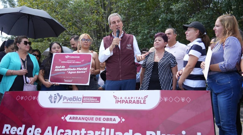 COMIENZA RED PLUVIAL EN AGUA SANTA BAJO DIRECCIÓN DE PEPE CHEDRAUI