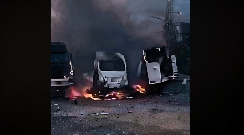 GRANJA INCENDIADA POR ATAQUE EN REGIÓN NORTE DE VERACRUZ