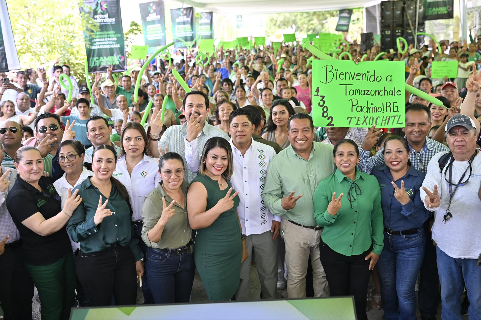 EL GOBERNADOR RICARDO GALLARDO LLEVA OBRAS, MOVILIDAD Y APOYOS SOCIALES A TAMAZUNCHALE