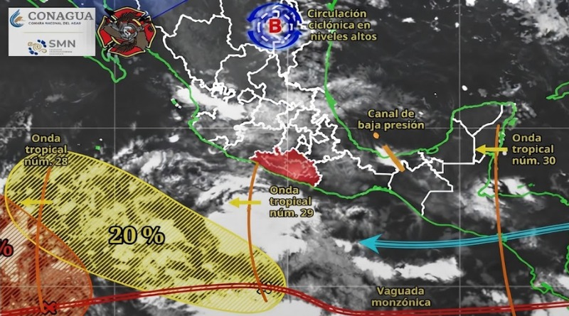 VIERNES LLUVIOSO Y CALUROSO EN SIERRA, CENTRO Y MONTAÑA