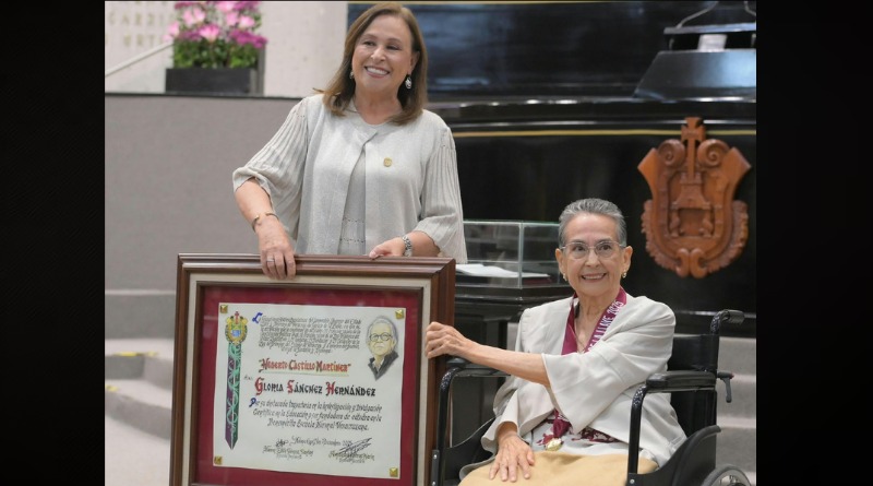 ENTREGARÁN LA MEDALLA HEBERTO CASTILLO A GLORIA SÁNCHEZ