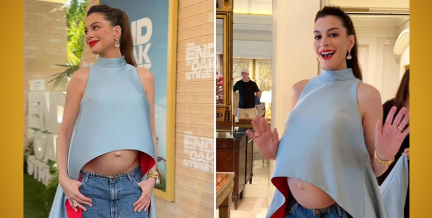 ANNE HATHAWAY DEFIENDE CON FIRMEZA SU EMBARAZO