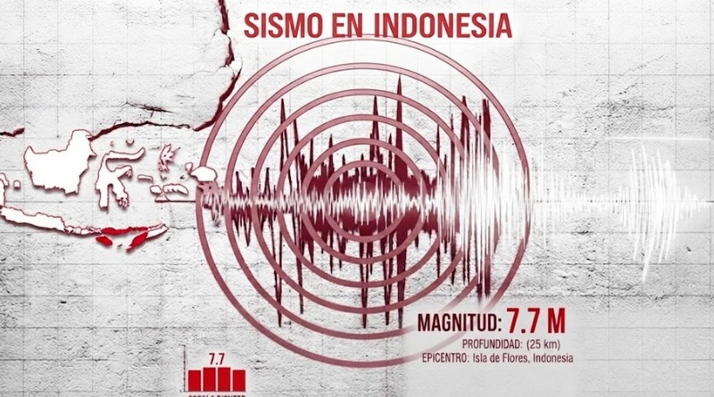CRECE A 72 EL NÚMERO DE FALLECIDOS POR TERREMOTO INDONESIO DEL SÁBADO