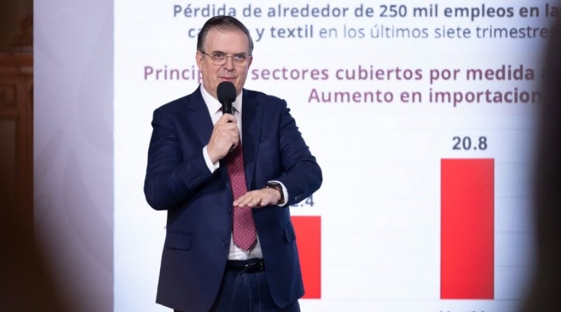 EBRARD LLEGA A WASHINGTON A RESOLVER ARANCELES
