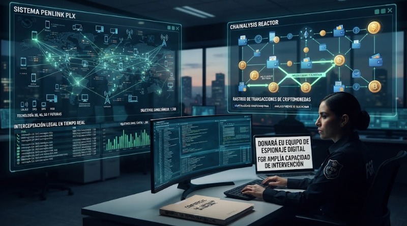 EL EQUIPO DE ESPIONAJE DIGITAL SERÁ DONADO POR EU