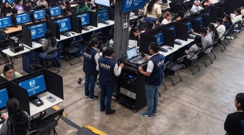 EL SEGUNDO DÍA DE EXAMEN DE LA UNAM MARCA TENSIÓN