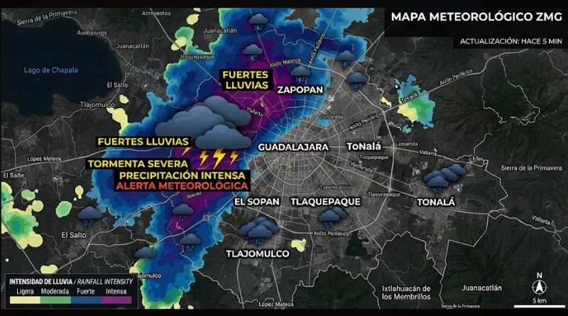 INTENSAS LLUVIAS GOLPEAN A ZMG
