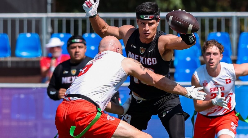 LOS HOMBRES MARCAN UN PASO PERFECTO EN EL MUNDIAL DE FLAG FOOTBALL