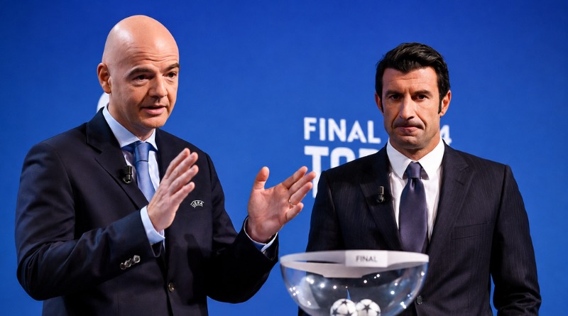 LUIS FIGO HACE LLAMADO A RENUNCIA DE INFANTINO