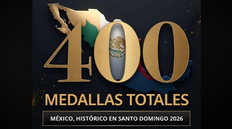 MÉXICO SUMA 400 MEDALLAS EN LOS CENTROAMERICANOS